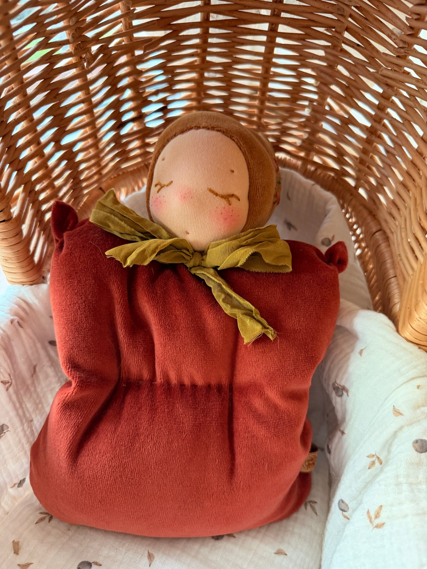 One of a kind Waldorf inspired lavender fairy doll- Cinnamon