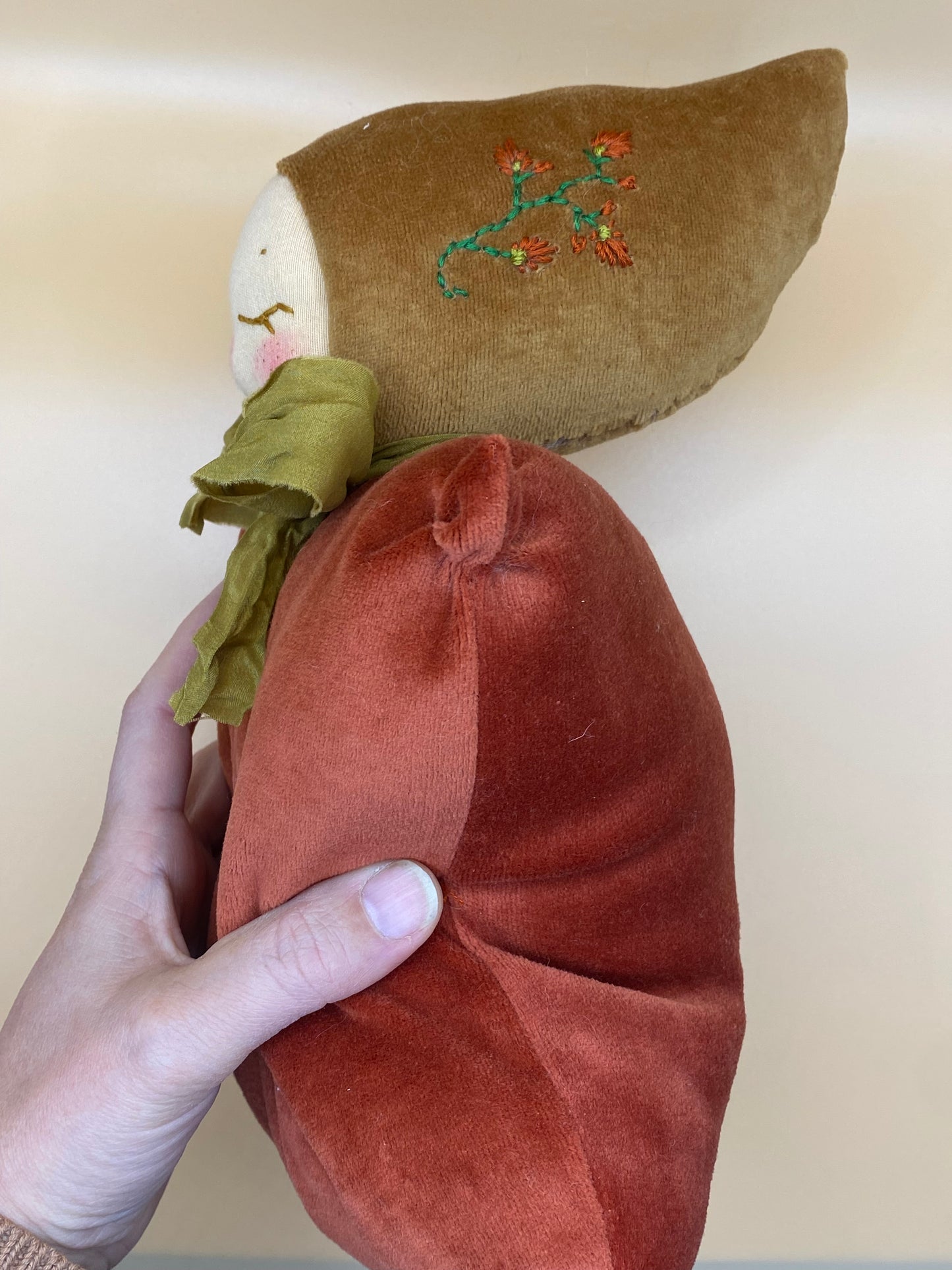 One of a kind Waldorf inspired lavender fairy doll- Cinnamon