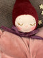 One of a kind Waldorf inspired lavender fairy doll- Bordeaux