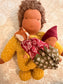 Mama & baby fairy doll set -mustard