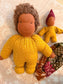 Mama & baby fairy doll set -mustard