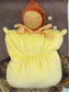 One of a kind Waldorf inspired lavender fairy doll- Lemon