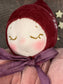 One of a kind Waldorf inspired lavender fairy doll- Bordeaux