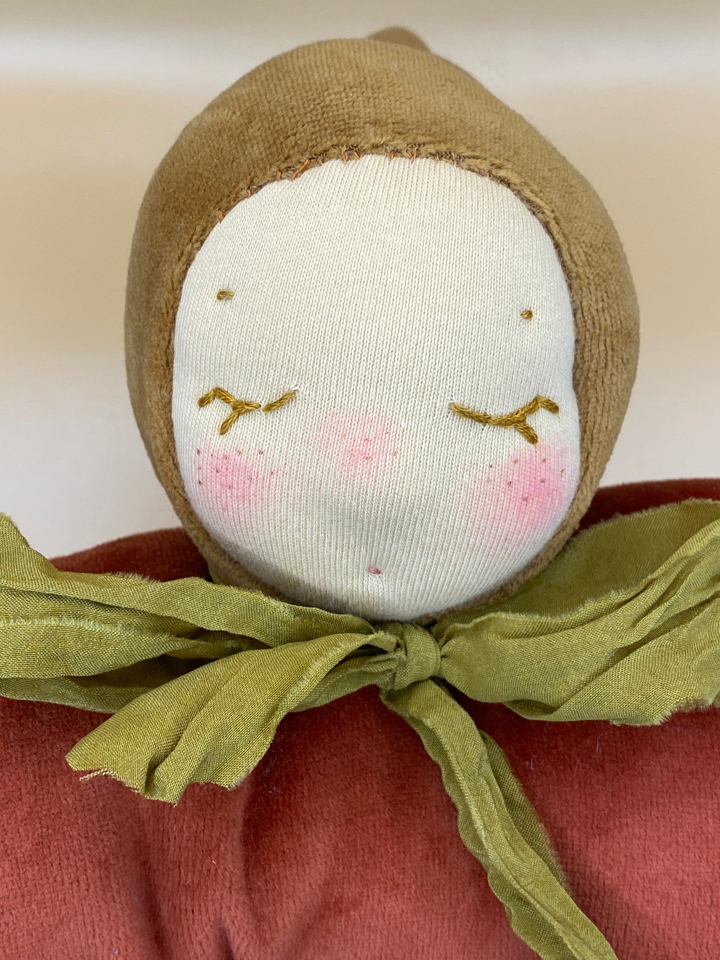 One of a kind Waldorf inspired lavender fairy doll- Cinnamon