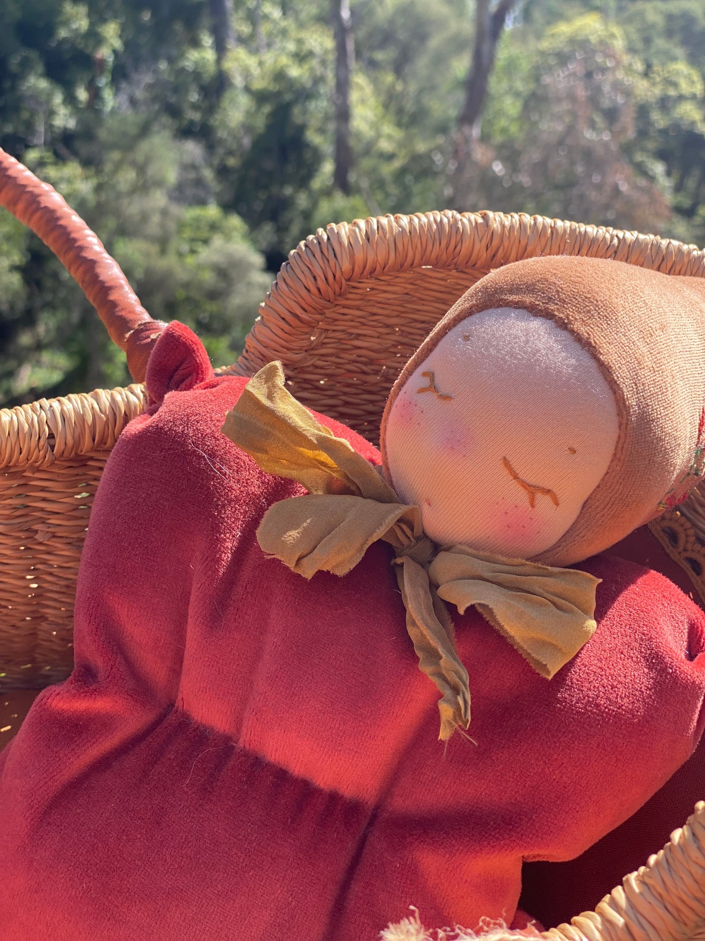 One of a kind Waldorf inspired lavender fairy doll- Cinnamon