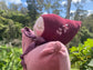 One of a kind Waldorf inspired lavender fairy doll- Bordeaux
