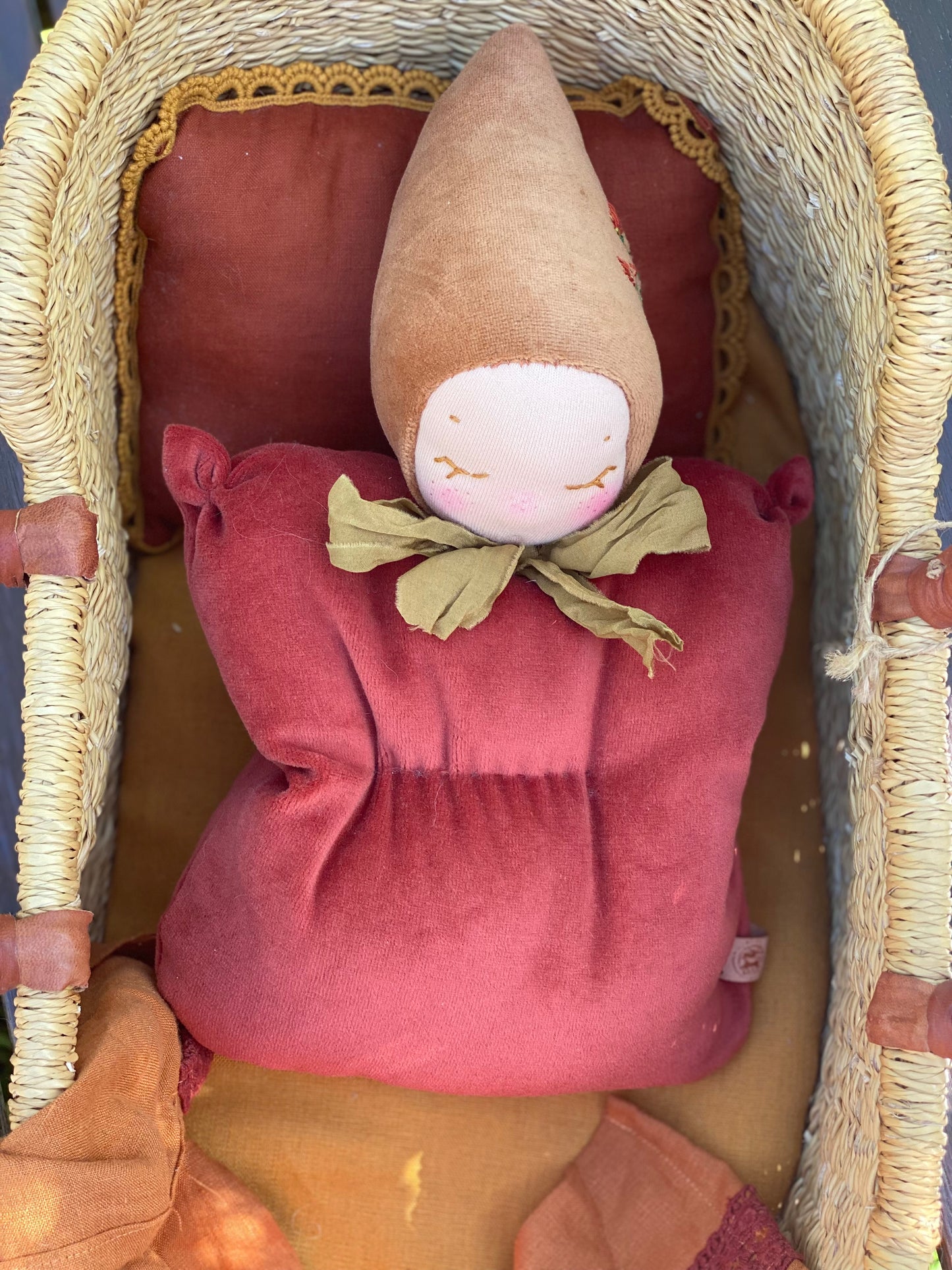 One of a kind Waldorf inspired lavender fairy doll- Cinnamon