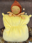One of a kind Waldorf inspired lavender fairy doll- Lemon