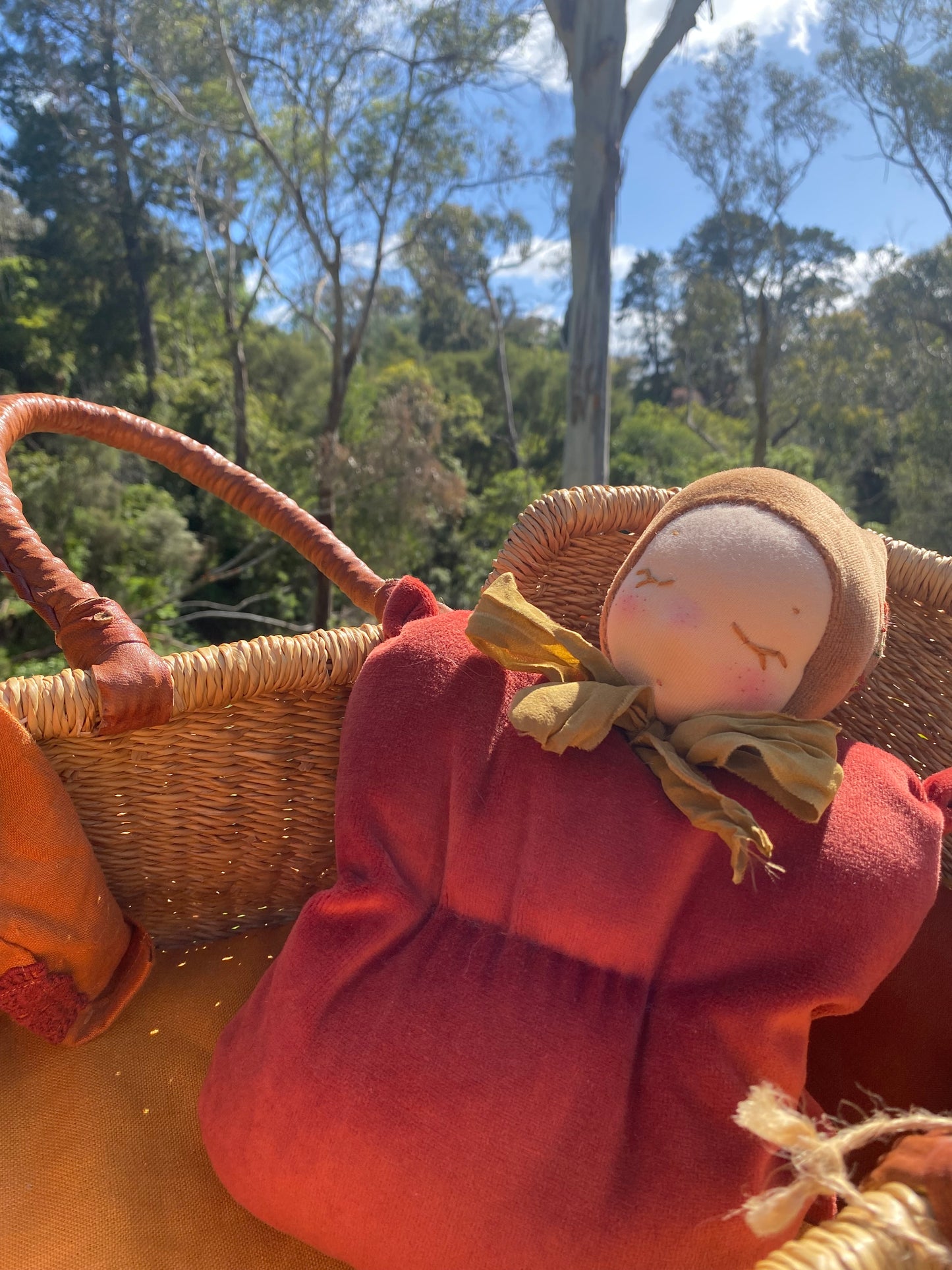 One of a kind Waldorf inspired lavender fairy doll- Cinnamon