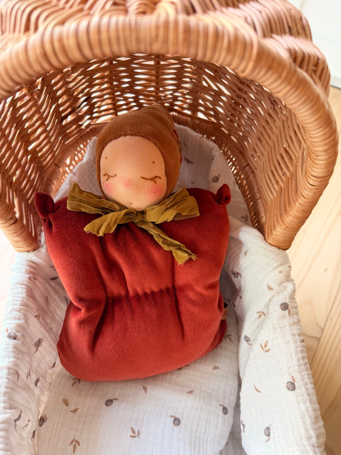 One of a kind Waldorf inspired lavender fairy doll- Cinnamon