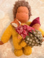 Mama & baby fairy doll set -mustard