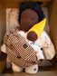 Mama & baby Waldorf inspired fairy doll set- lemon