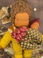 Mama & baby fairy doll set -mustard