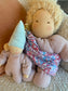 Mama & baby Waldorf inspired fairy doll set - Lilas