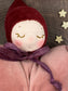 One of a kind Waldorf inspired lavender fairy doll- Bordeaux
