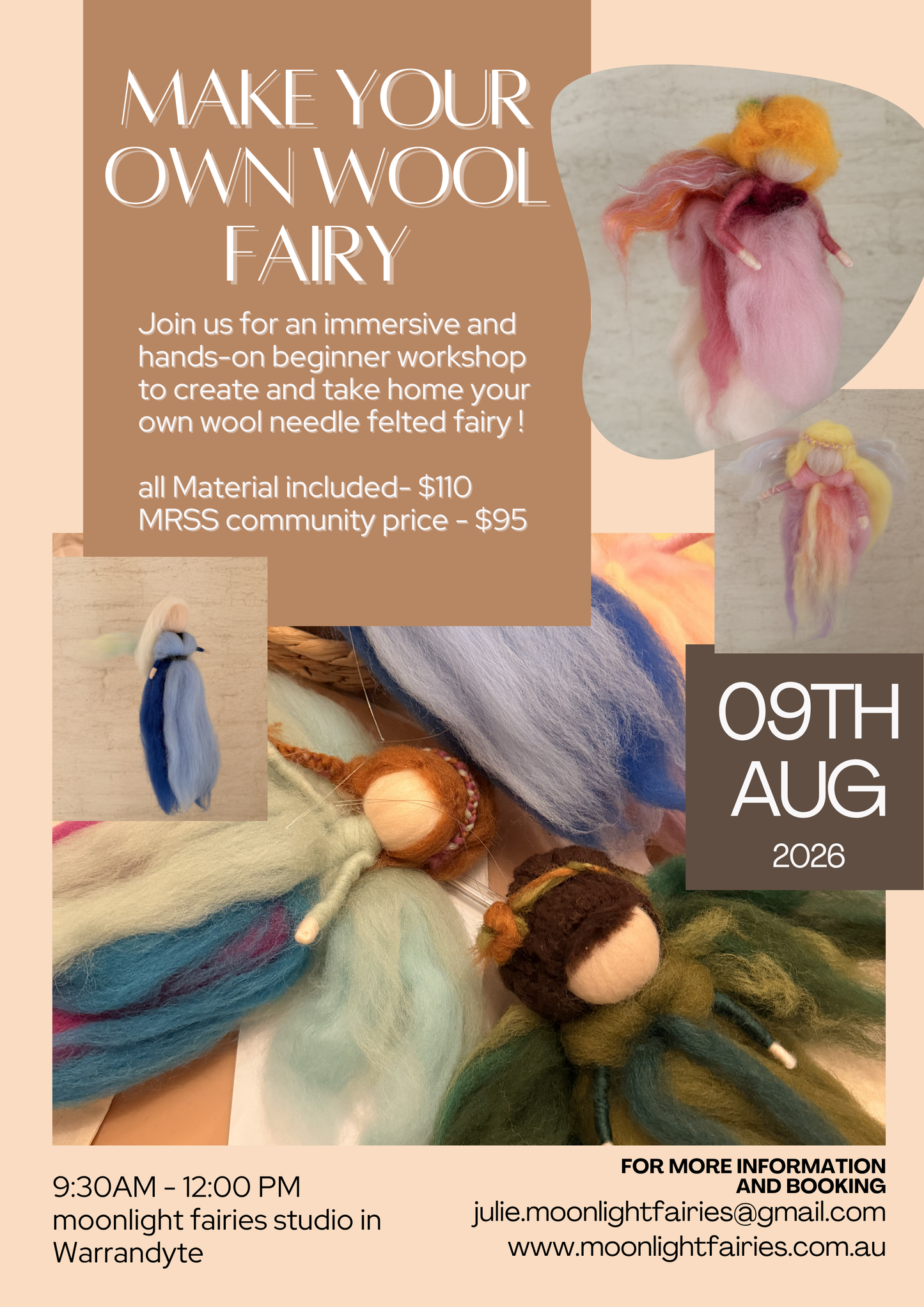 Wool fairy workshop