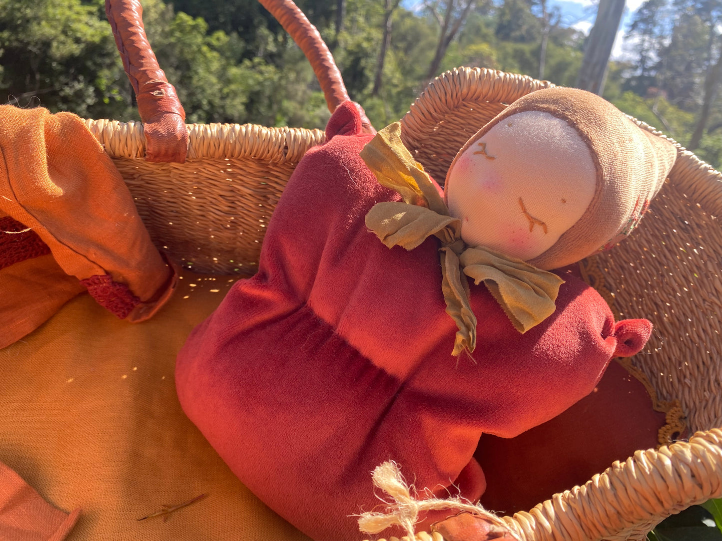One of a kind Waldorf inspired lavender fairy doll- Cinnamon