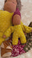Mama & baby fairy doll set -mustard